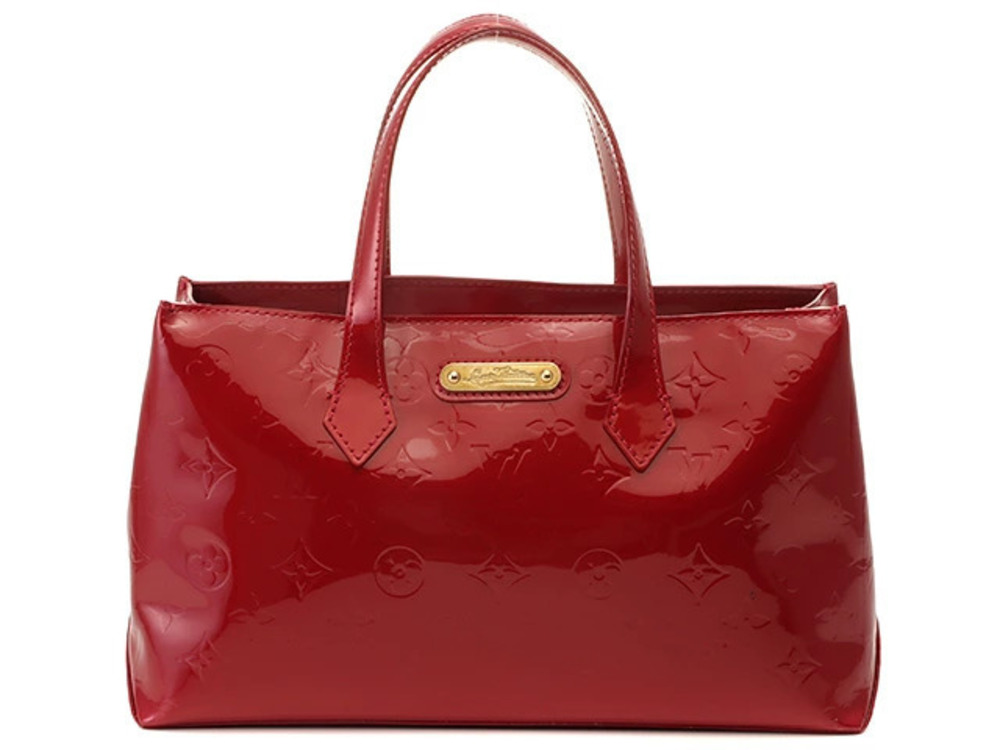 LOUIS VUITTON Tote Bag Wilshire Vernis Pomme d Amour